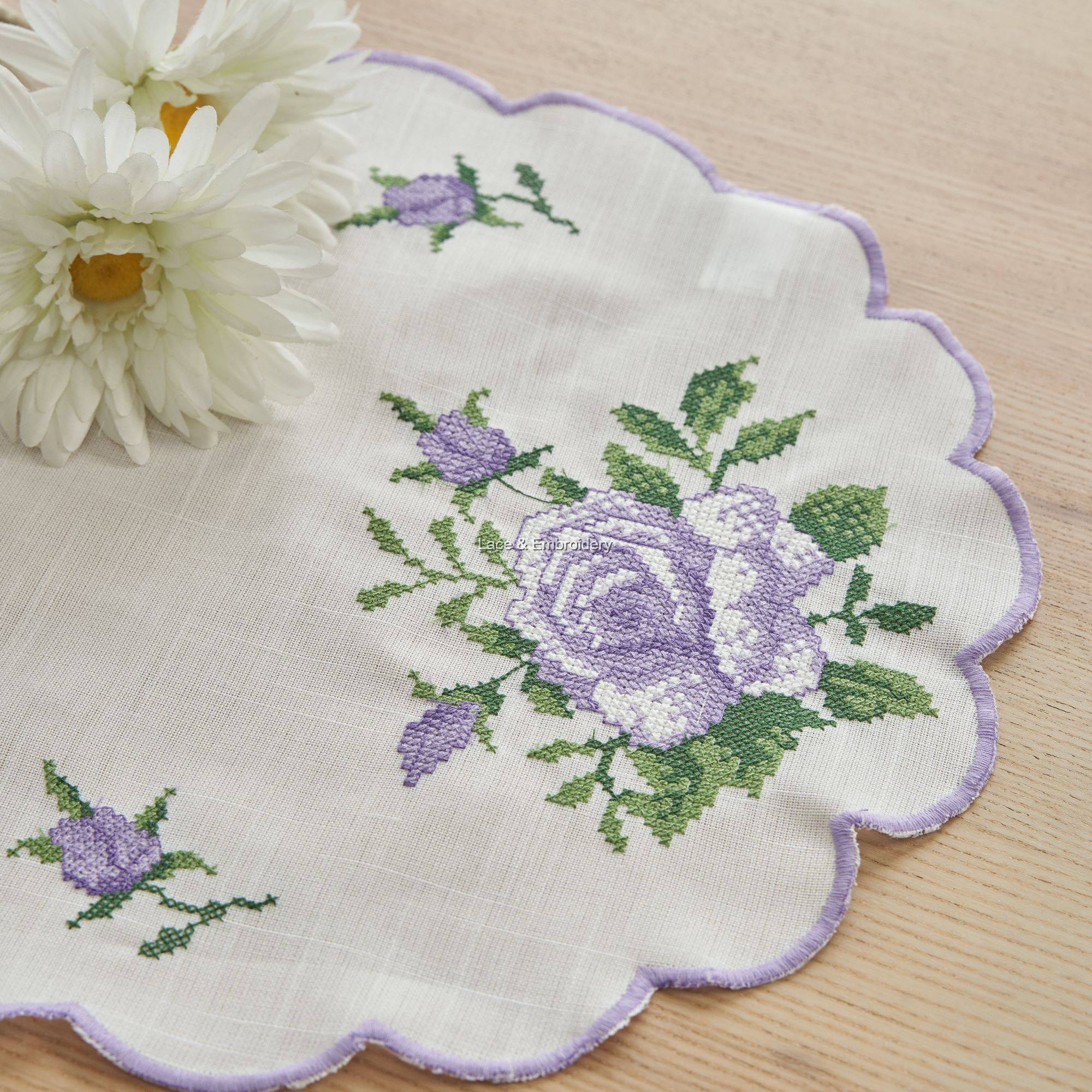 fitted lace wedding dress Ribbon Mesh Lace Table Runners main image 0
